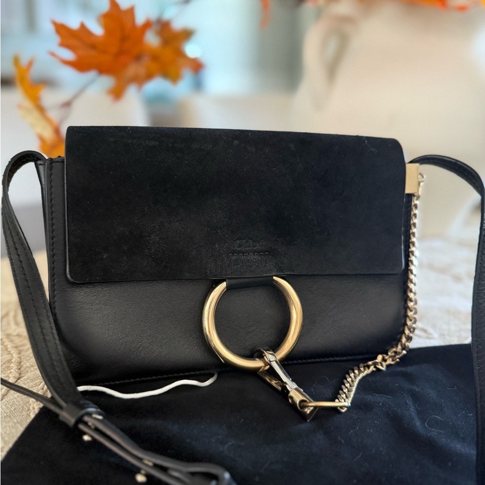 Chloe Black Faye crossbody bag